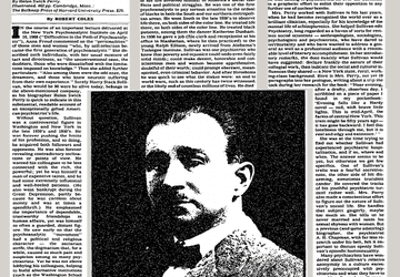 Reflections on Harry Stack Sullivan’s Play “The Physician”