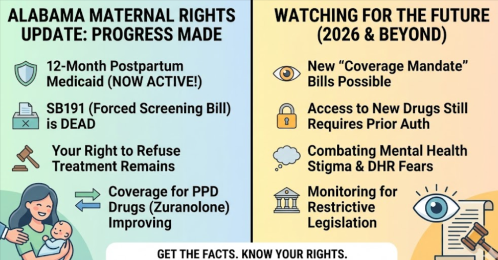 Mental Health Maternal Legal Rights in Alabama Lawws Change Trump