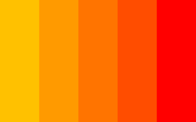 The Psychology of Orange-Red: Exploring the Paradox of Intensity and Transcendence