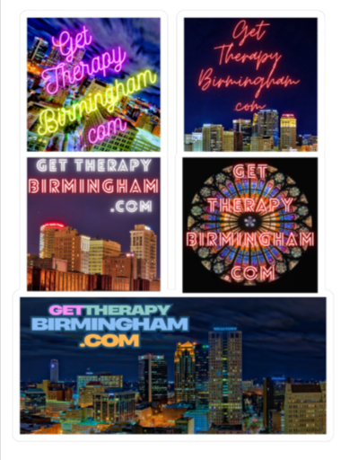 Birmingham Skyline Vinyl Decals